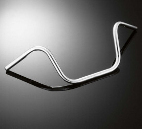 Motocyklová řidítka 25mm Highway Hawk Street Low pro motocykly, šířka 82cm, chrom - Chrom