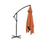 Rojaplast Slunečník kovový 8080 - 270x270cm - terracota