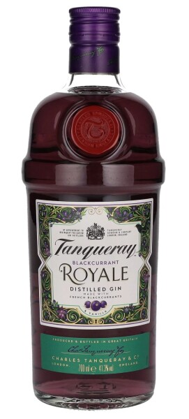 Tanqueray Blackcurrant ROYALE Distilled Gin 41,3% 0,7 l (holá lahev)