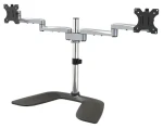 StarTech Stolní držák pro dva monitory / Plně pohyblivé rameno / do 32" / VESA 100x100 mm / nosnost 16 kg (ARMDUALSS)