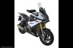 Bmw S1000R 14-20, S1000Xr 15-19 Klín pod motor - Matná černá-stříbrná mřížka