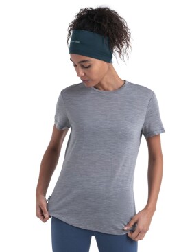Dámské merino triko krátký rukáv ICEBREAKER Wmns 125 Cool-Lite Sphere III SS Tee, Metro Heather velikost: XS