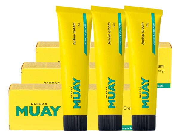 Thajská mast Namman MUAY Active Cream 3 x 100 g