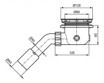 IDEAL STANDARD - Connect 2 Odtoková souprava ke sprchové vaničce, chrom T8520AA