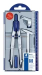 Staedtler školní kružítko s nástavcem modrá / Kružítko / do 395 mm / kovová ramena / náhradní hrot a tuha (550 02)