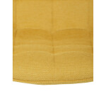 Jídelní židle, žlutá, látka, HC-462 YEL2