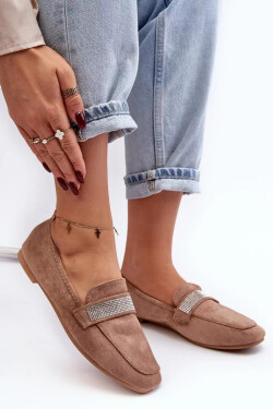Dámské mokasiny YD6-52 khaki - Soon Her Shoes 39