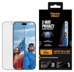 PanzerGlass 2-way Privacy iPhone 17/18 Pro / Ochranné sklo / Ultra-Wide Fit / FastFit s aplikačním boxem (PG28448)