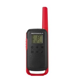 Motorola TLKR T62 červená / 2x vysílačka / LCD / dosah 8km / 16 kanálů (188043)