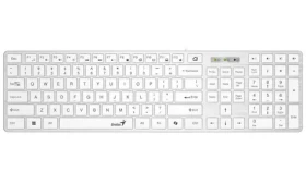 GENIUS Slimstar 126 bílá / Drátová / Copilot / USB / CZ+SK layout (31310017427)