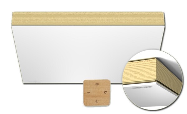 RGB světlo do sauny s bezdrátovým ovládáním na stěnu CFSFL202L