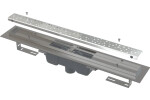 Alcadrain Podlahový žlab Antivandal s roštem, svislý odtok APZ1011-650M APZ1011-650M