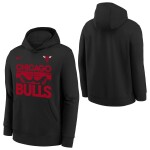 Nike Dětská mikina Chicago Bulls NBA Courtside Club Hoodie Černá (YOUTH)