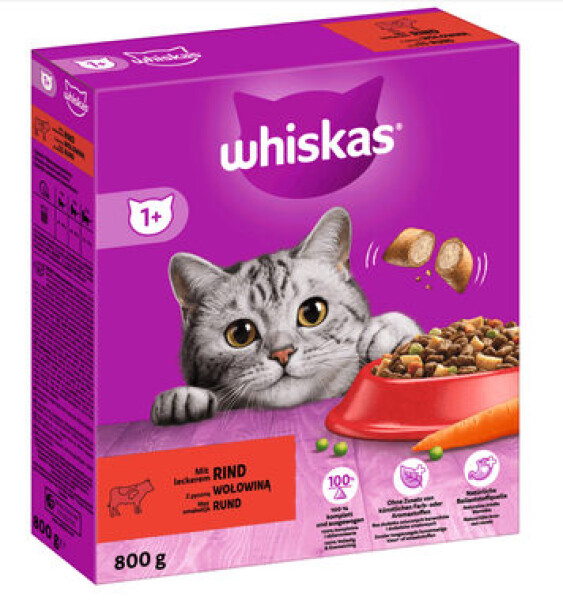 Whiskas Adult hovězí 800 g