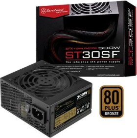 SilverStone SFX ST30SF 300W v2.0 / SFX / ATX V2.4 / 80PLUS Bronze / aktivní PFC / 3x SATA / 1x PCIe / 92mm ventilátor (SST-ST30SF v 2.0)