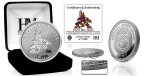 Highland Mint Mince Arizona Coyotes NHL Team Silver Commemorative Coin 39mm