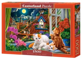 Castorland 152056 Koťata na střeše