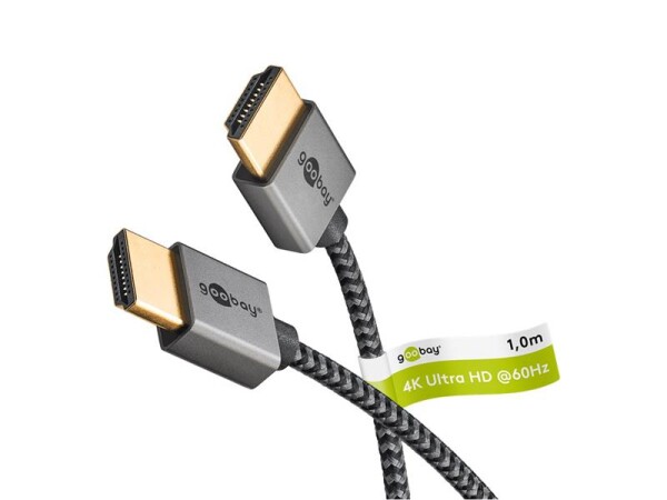 Kabel GOOBAY 75752 HDMI Slim High Speed s Ethernetem 2.0 4K 1m