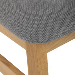 Jídelní židle, přírodní, masiv, C-2100 GREY2