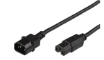 MicroConnect Prodlužovací kabel C14 - C15 1.5m černá (PE011415)