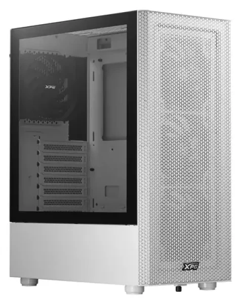 ADATA XPG VALOR MESH bílá / Skříň / ATX / 2x USB-A 3.2 / 4x 120mm / bez zdroje / tvrzené sklo (75261057)