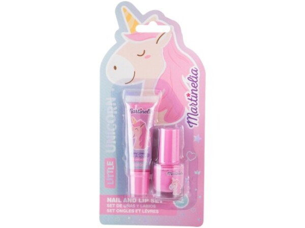 Martinelia LITTLE UNICORN Sada lak na nehty a lesk rty