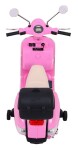 Mamido Dětský elektrický skútr Vespa růžový