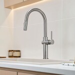 REA - Kuchyňská baterie Fresh vysoká BRUSH NICKEL REA-B6330