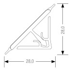 Kronospan TL K217 GG Bílá Andromeda LESK
