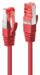 Lindy Cat6 S/FTP červená / Patch kabel / RJ-45 / 250 MHz / 0,5 m (47731)