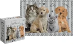 INTERDRUK Puzzle Mláďata: Štěňátka a koťátka