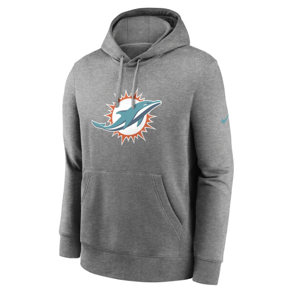 Nike Pánská mikina Miami Dolphins NFL Club Fleece Pullover Hoodie Velikost: L