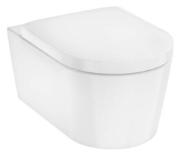 HANSGROHE - EluPura S Závěsné WC se sedátkem SoftClose, Rimless, AquaChannel Flush, SmartClean, EcoSmart, bílá 61186450