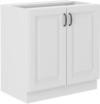 Spodní skříňka Stilo 80 D 2F BB Barva korpusu: Dub artisan, Barva dvířek: Dust Grey