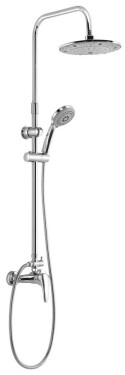 AQUALINE - KASIOPEA sprchový sloup s pákovou baterií, chrom 1107-48