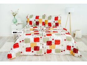 Stanex Ložní KREPOVÉ povlečení Karty barevné (LS09) ROZMĚR: 140x220 cm + polštář (90x70 cm)