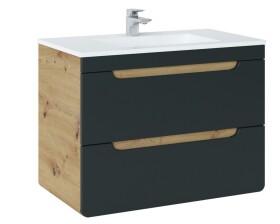 COMAD - Skříňka pod umyvadlo 80cm 2 zásuvky ARUBA COSMOS 5907611647363