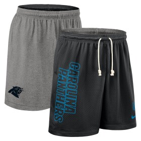 Nike Pánské kraťasy Carolina Panthers NFL 2025 Sideline Reversible Mesh Dri-FIT Shorts Velikost: 3XL