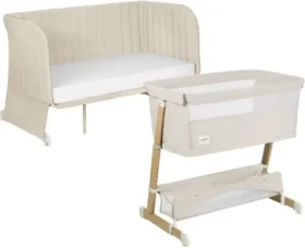 LIONELO Postýlka Thomi Plus 5v1 Beige Sand (LO-THOMI PLUS BEIGE SAND)