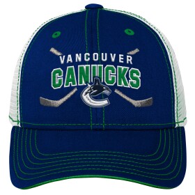 Outerstuff Dětská kšiltovka Vancouver Canucks NHL Lockup Meshback Adjustable