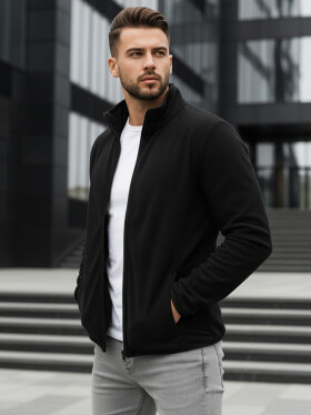 Pánská mikina na zip černá FashionStreet BX4771 XL