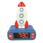 Lexibook budík se svítící raketou
