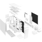 Fractal Design Define 7 White Solid bílá / skříň / bez zdroje / 2x USB 2.0 2x 3.0 1x USB-C (FD-C-DEF7A-09)