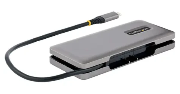 StarTech USB-C Hub 4 porty šedá / USB-C hub / 100W PD Pass-Through / 10 Gbps / 4x USB-C (HB31CM4CPD3)