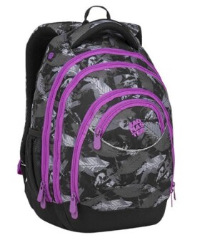 Bagmaster studentský batoh ENERGY VIOLET/GRAY/BLACK