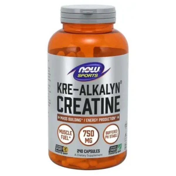 Kre-Alkalyn® Kreatin - NOW Foods (120 kaps.) (47809-1-120caps)