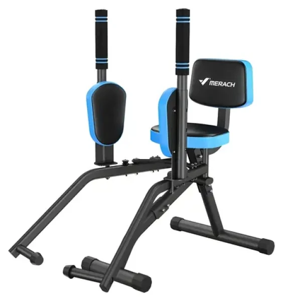 MERACH Stroj na abdukci kyčlí MR-2519BL1 / Zatížení 150 kg / Odpor 27-36 kg / Nastavitelná výška (MR-2519BL1-EU)