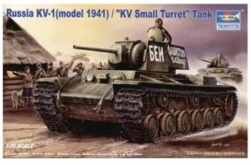 Trumpeter slepovací model Russian KV-1 model 1941 KV Small Turret Tank 1:35