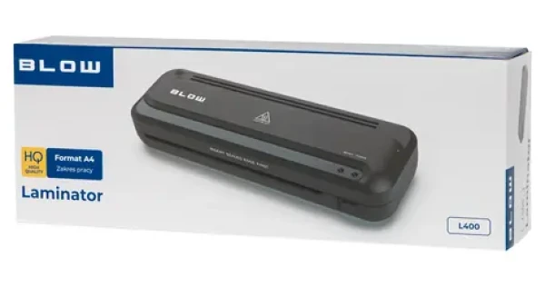 Blow L400 černá / Laminátor / A4 / za studena i za tepla / rychlost 320 mm/min (44-370#)