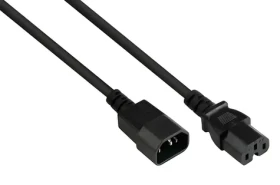 Good Connections C14 - C15 černá / Napájecí kabel / 5 m / 250 V / 10 A (P1450-S050)